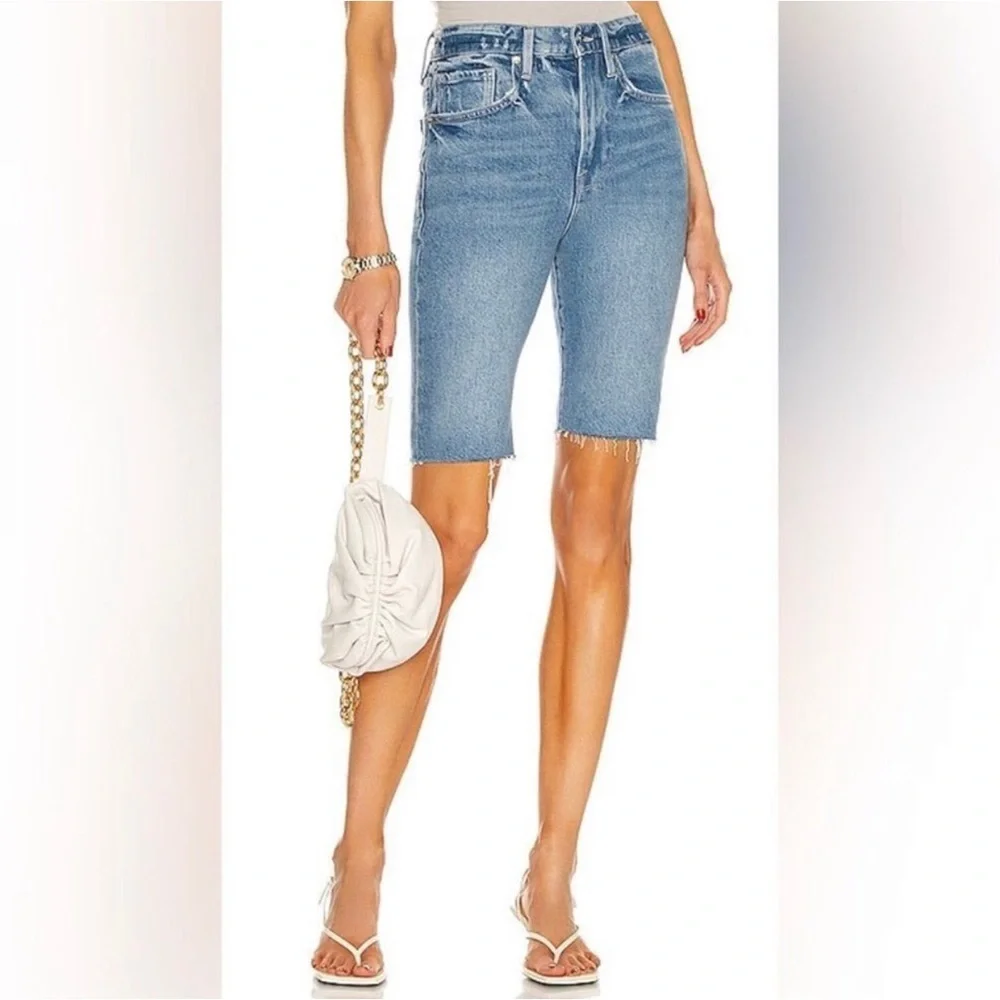 Frame denim Le Vintage‎ Bermuda Shorts Light Wash Size 25